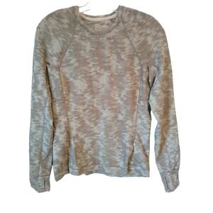 Lululemon It’s Rulu Run Long Sleeve Data Rush Mini Jacquard Long Sleeve Shirt 8